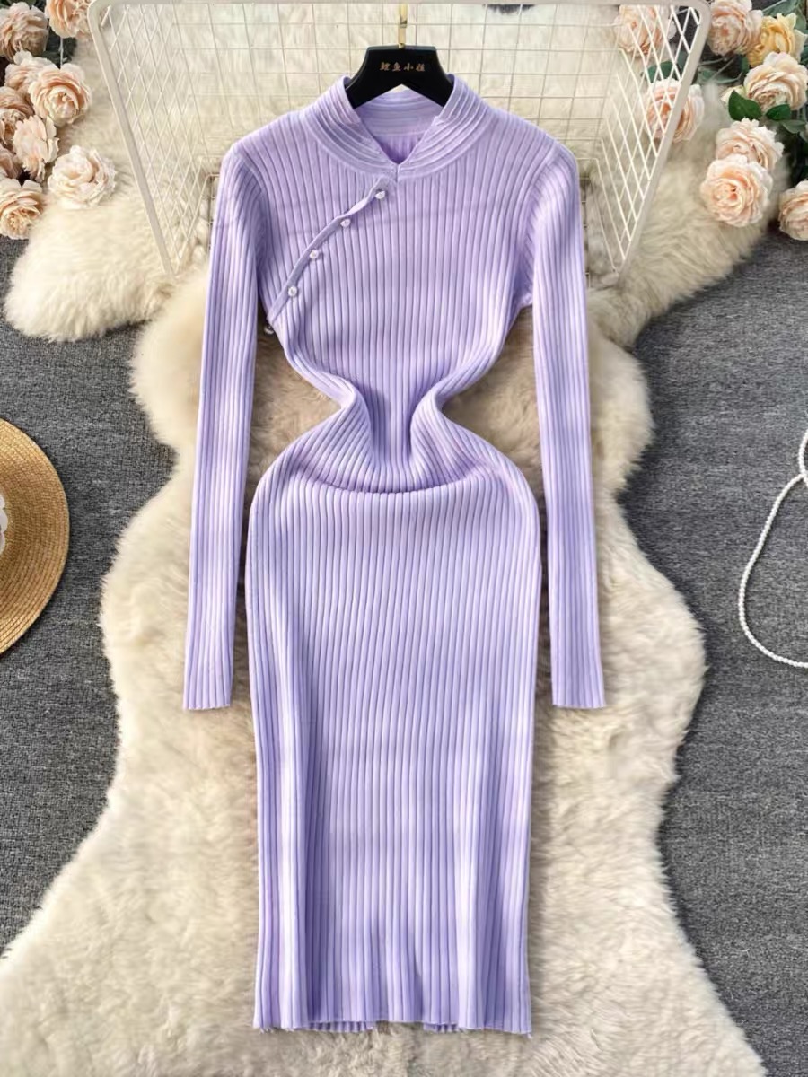 Saturday dinner knitted dress KBC152 image