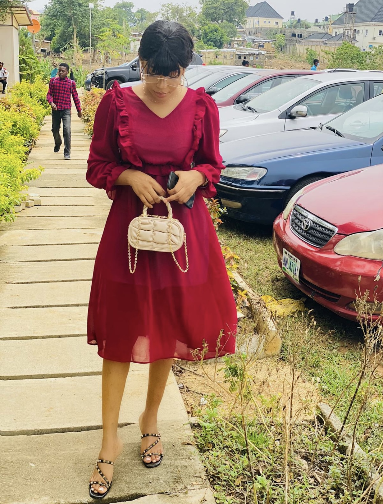 Frail baby cotton dress image