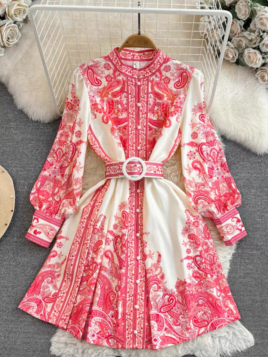 Show and tell print dress ED128 image