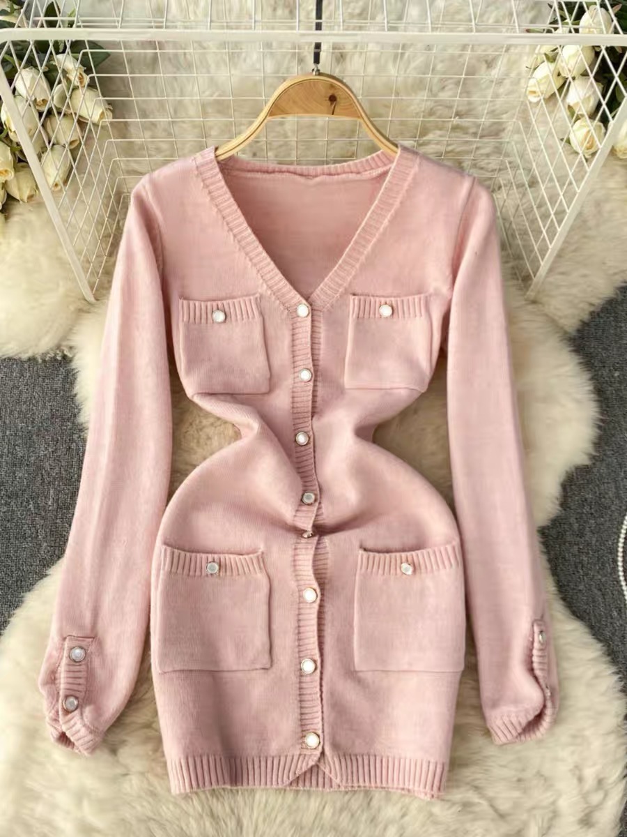 Glossed up sweater dress KBC157 image