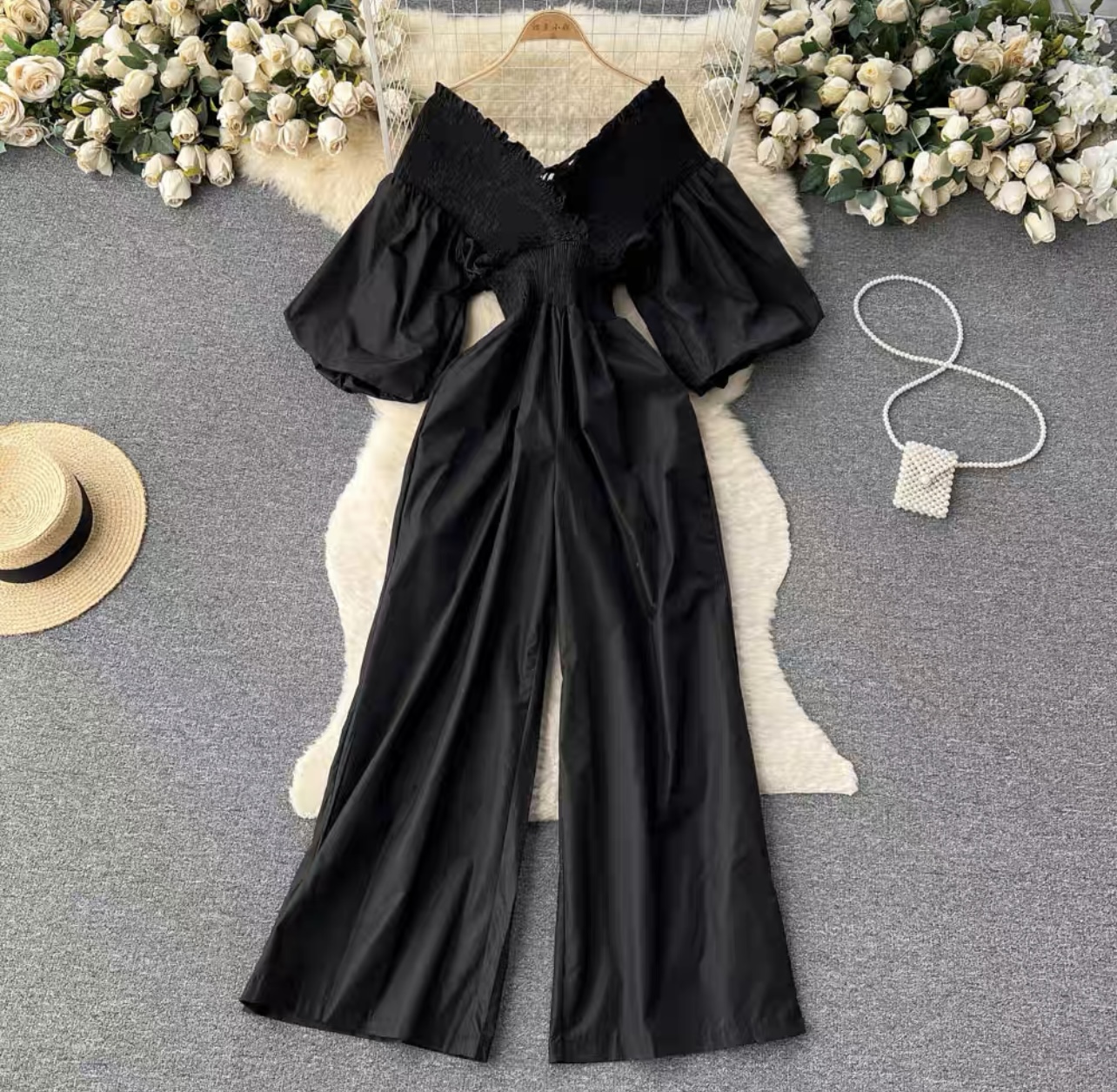 Natural diva ruched jumpsuit JRZZ546 images