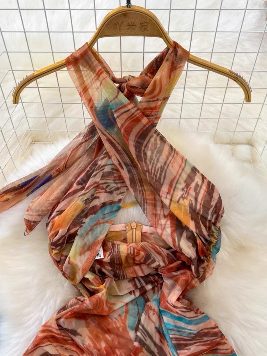 Classy as ever halter dress CBC359 image