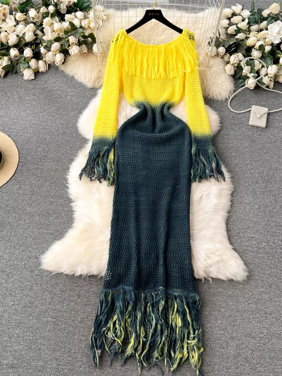 Dangerously beautiful crotchet dress KD186