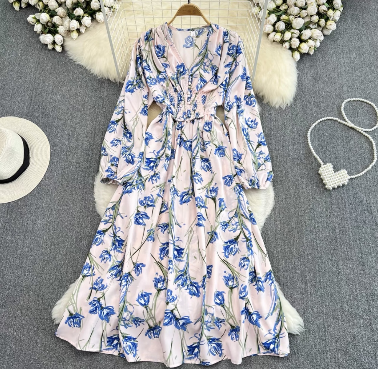 Don’t break his heart floral dress CD175 image