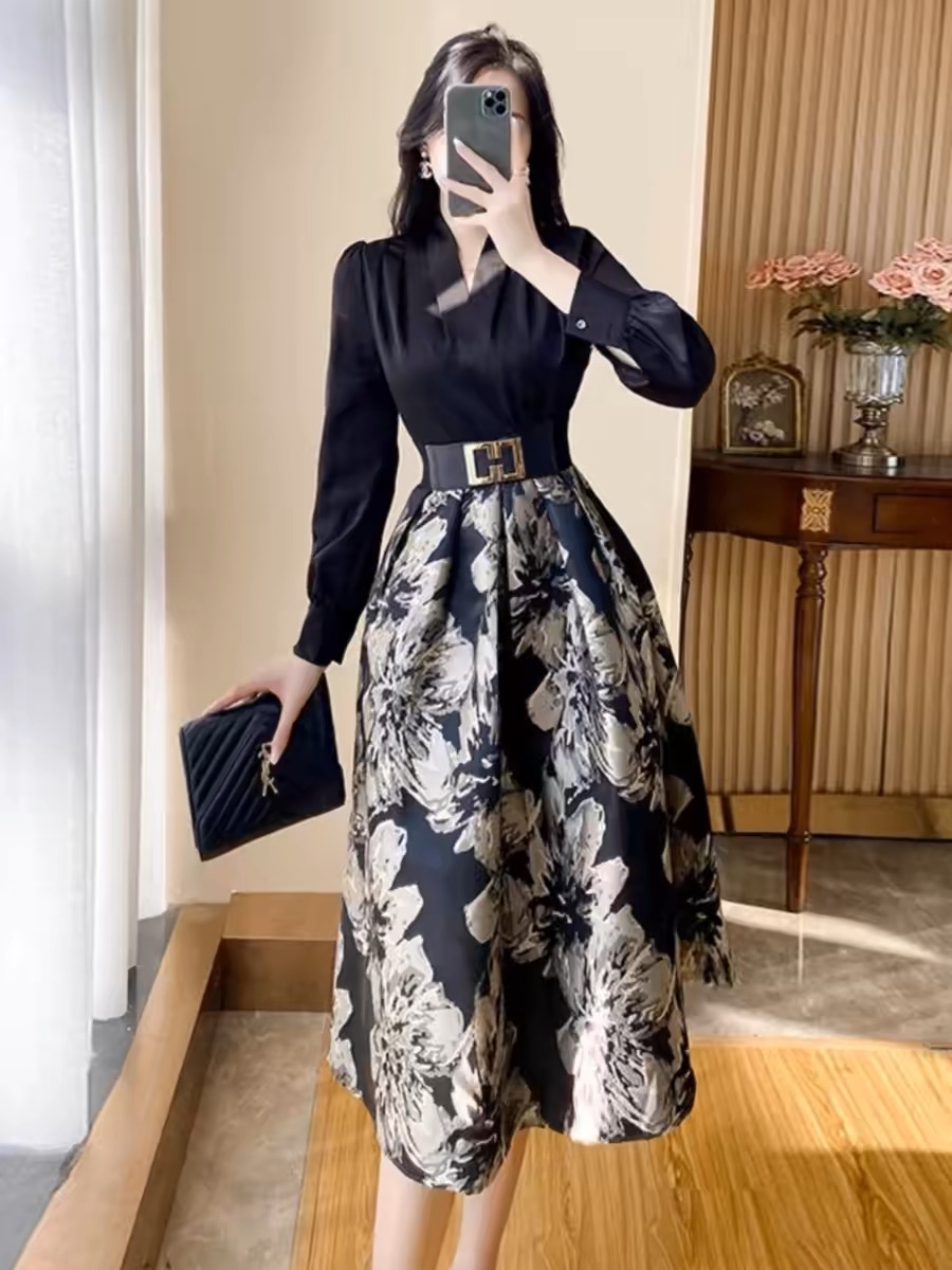 Stylish babe formal dress & belt FD239 image