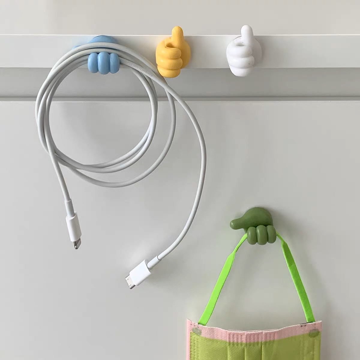 10 pieces Stylish adhesive wall hook AC148 image