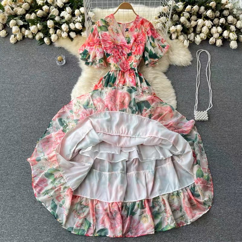 Baby girl floral dress CD207 image
