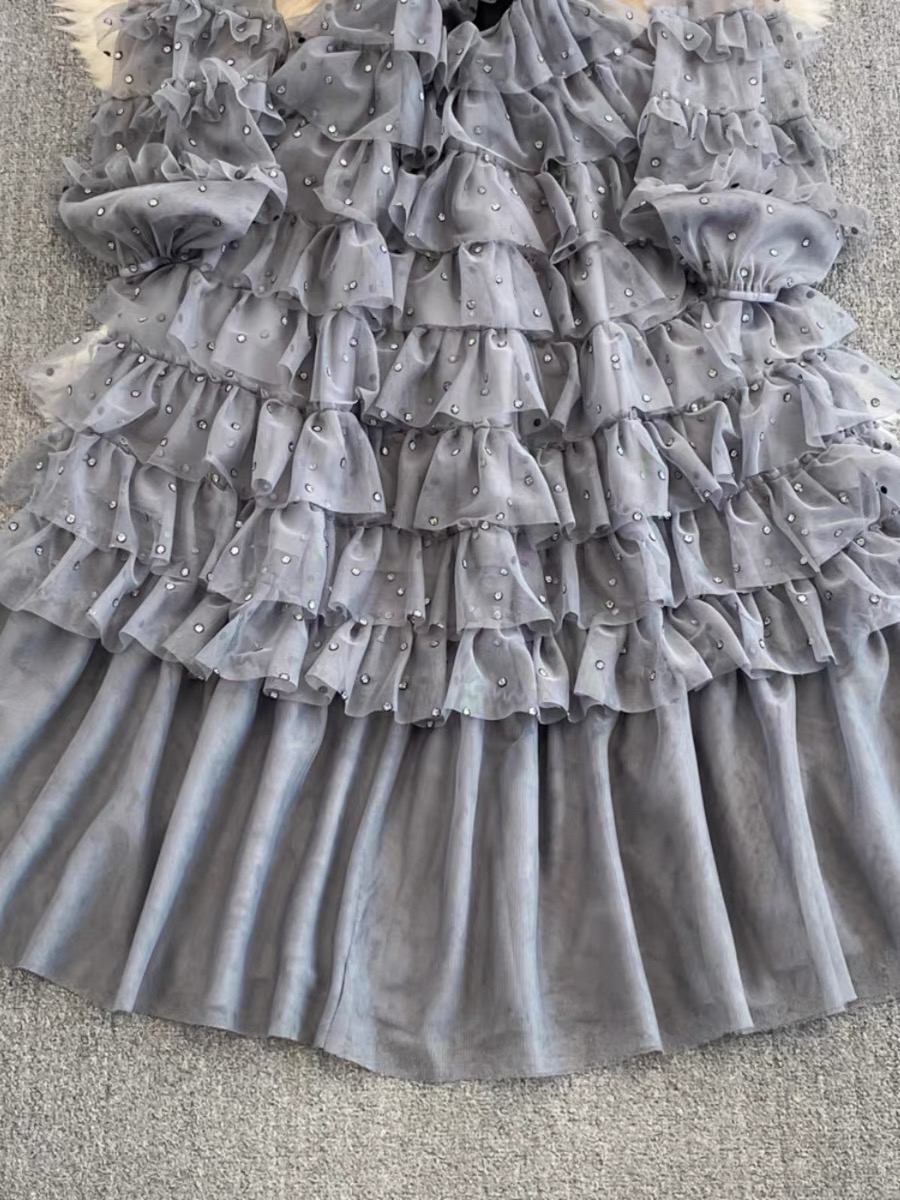 Fearless tour ruffle dress FD467 image