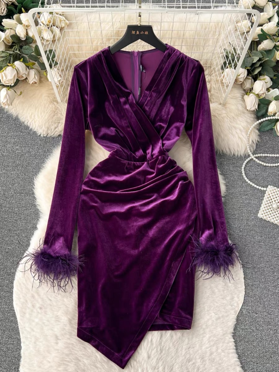 Zoe velvet gown FBC45 image