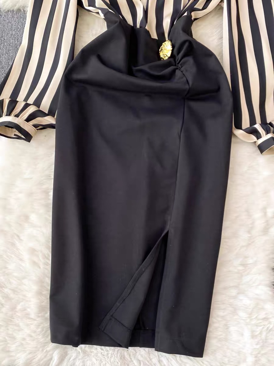 Holy stripes dress FBC110 image