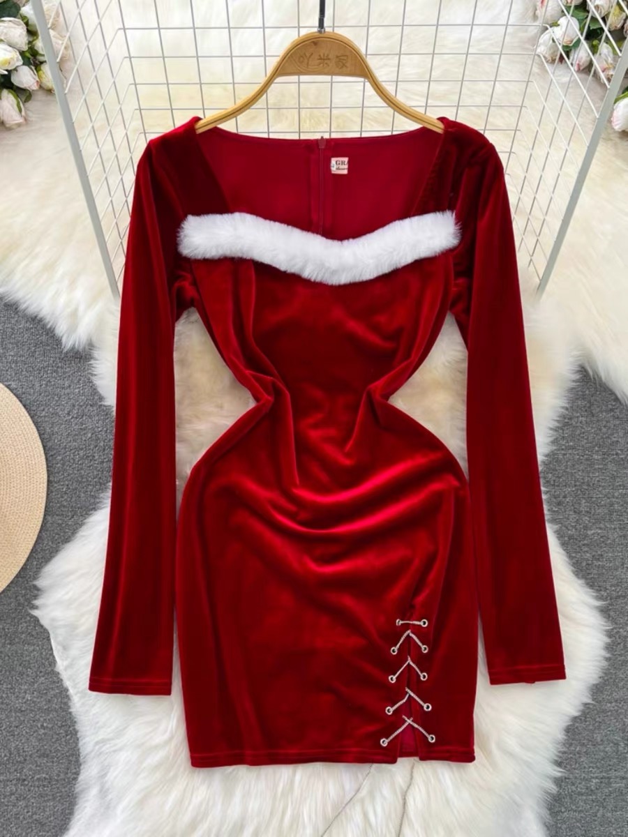 Catch the light velvet dress CBC356 image