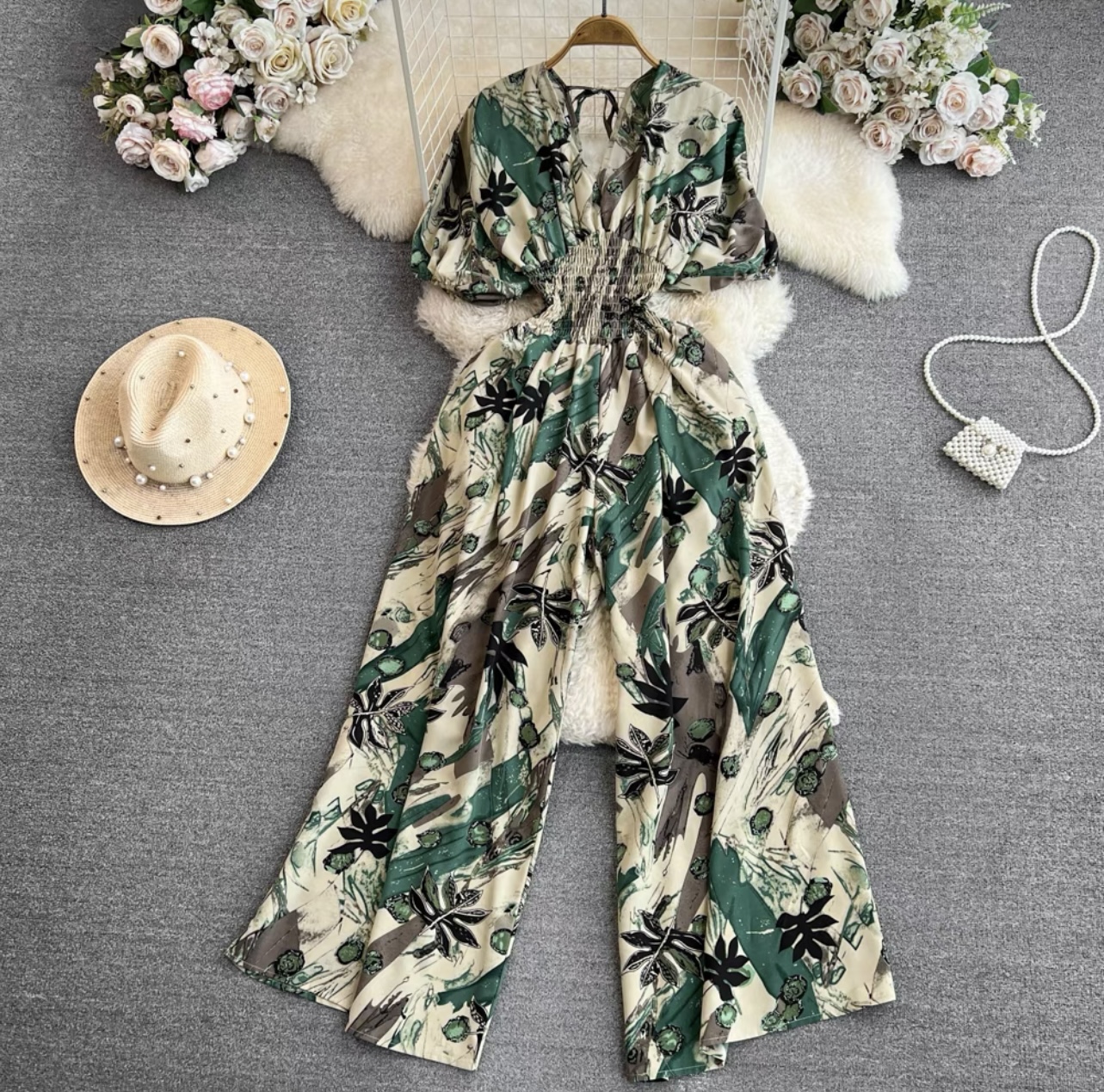 Nights like this print jumpsuit JRZZ626 images