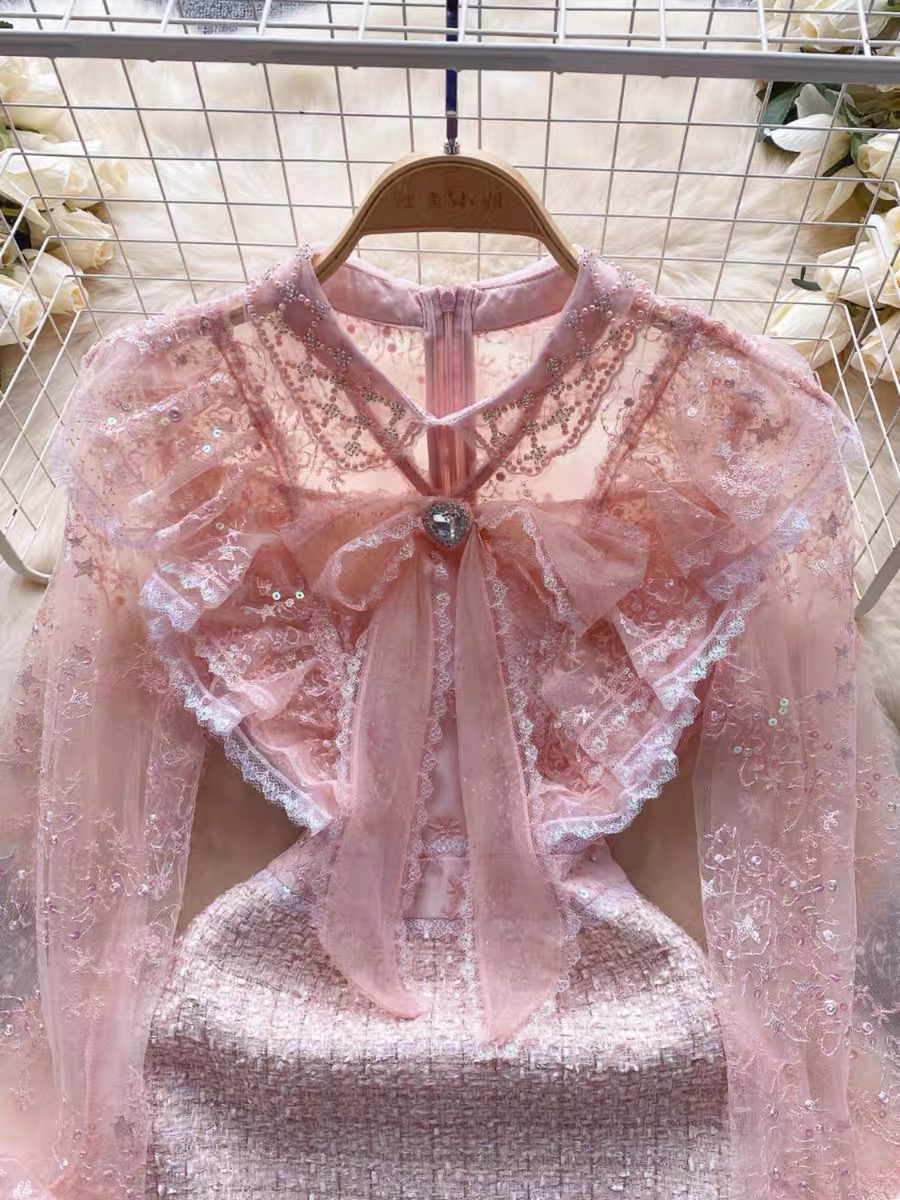 Crystal clear persuasion woolen dress FD523 image