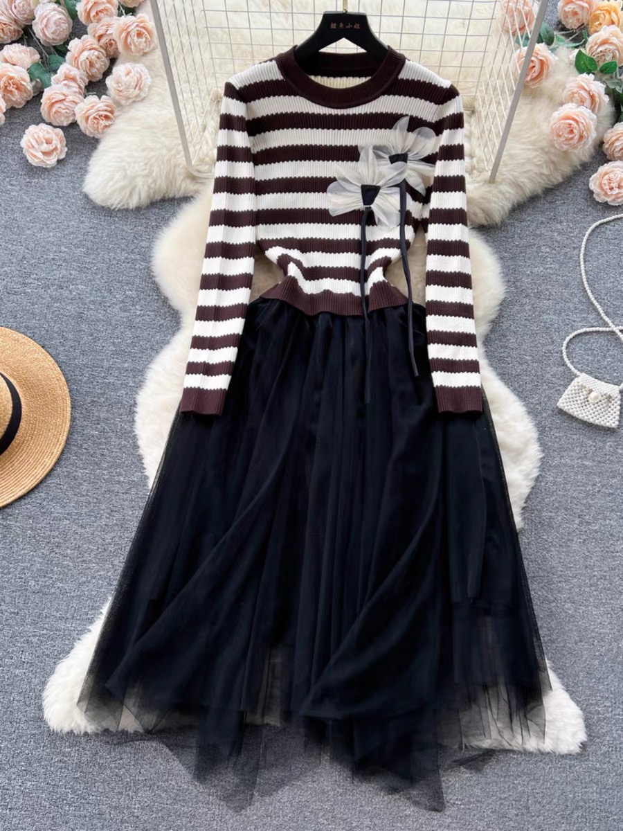 Pretty & provocative sweater dress KD136 image