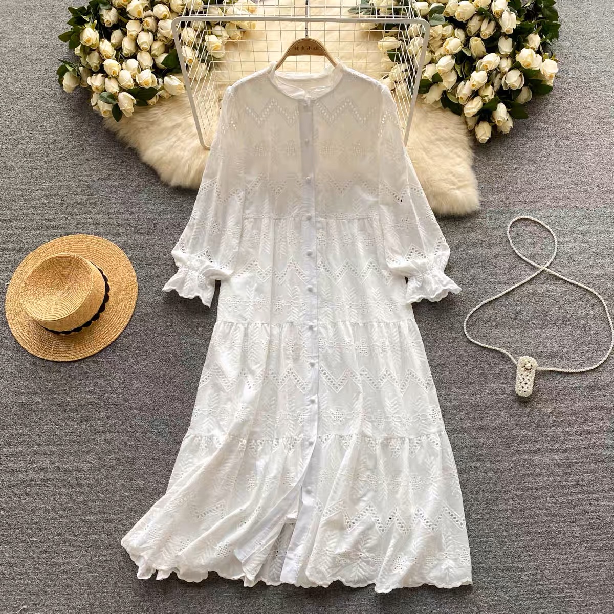 Moving away lace dress CD251 image