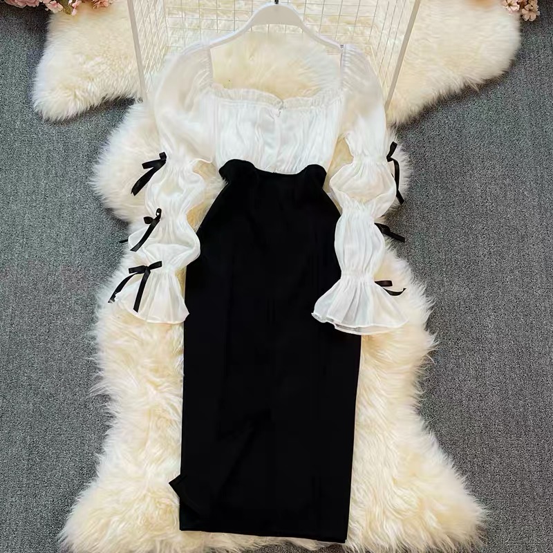 Perfect satin bodycon dress FBC3 image