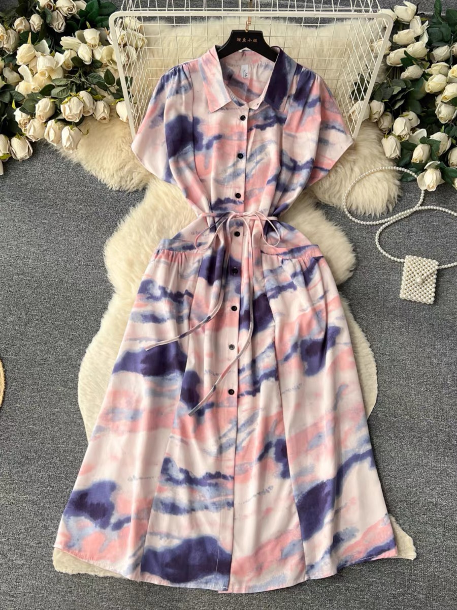 Miss bae print dress CD499 image