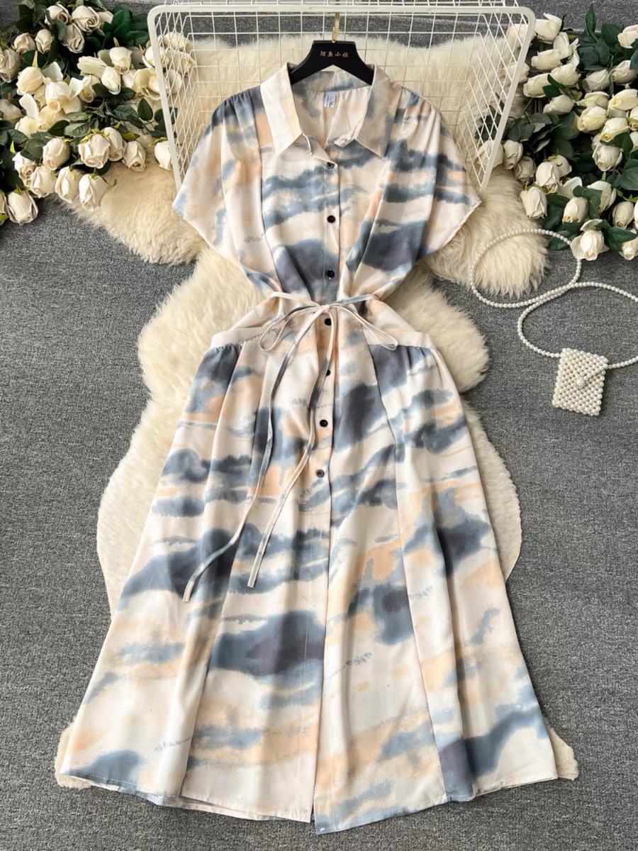 Miss bae print dress CD499 image