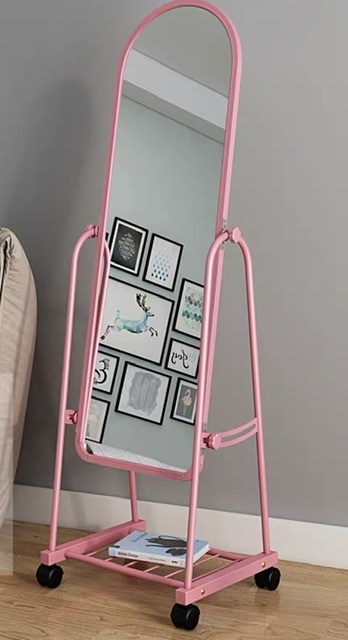 Full length dressing mirror with rollers DCZZ101 image
