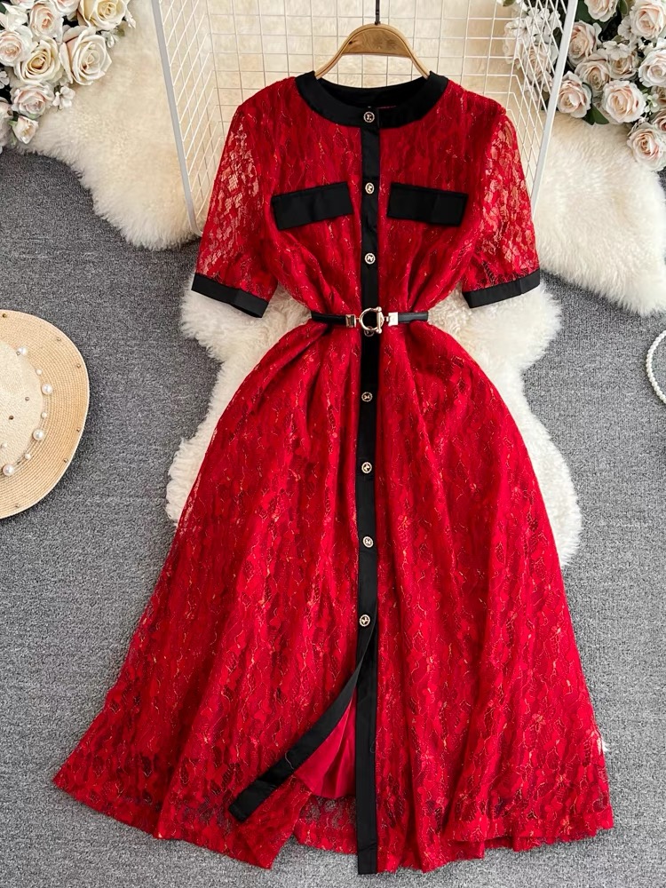 Heavenly paris lace dress FD277 image