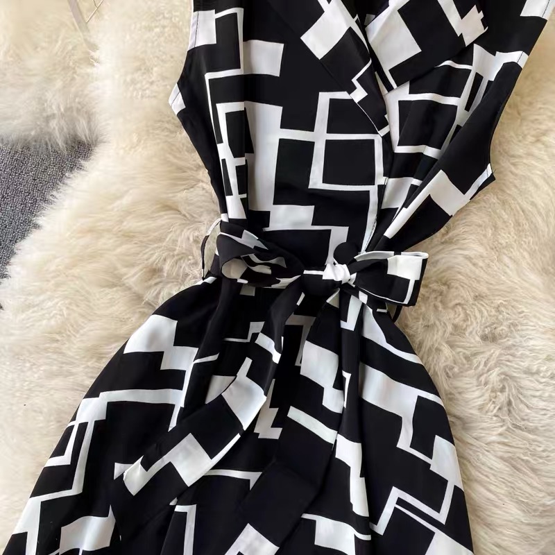 Formal dinner print dress CD112 image