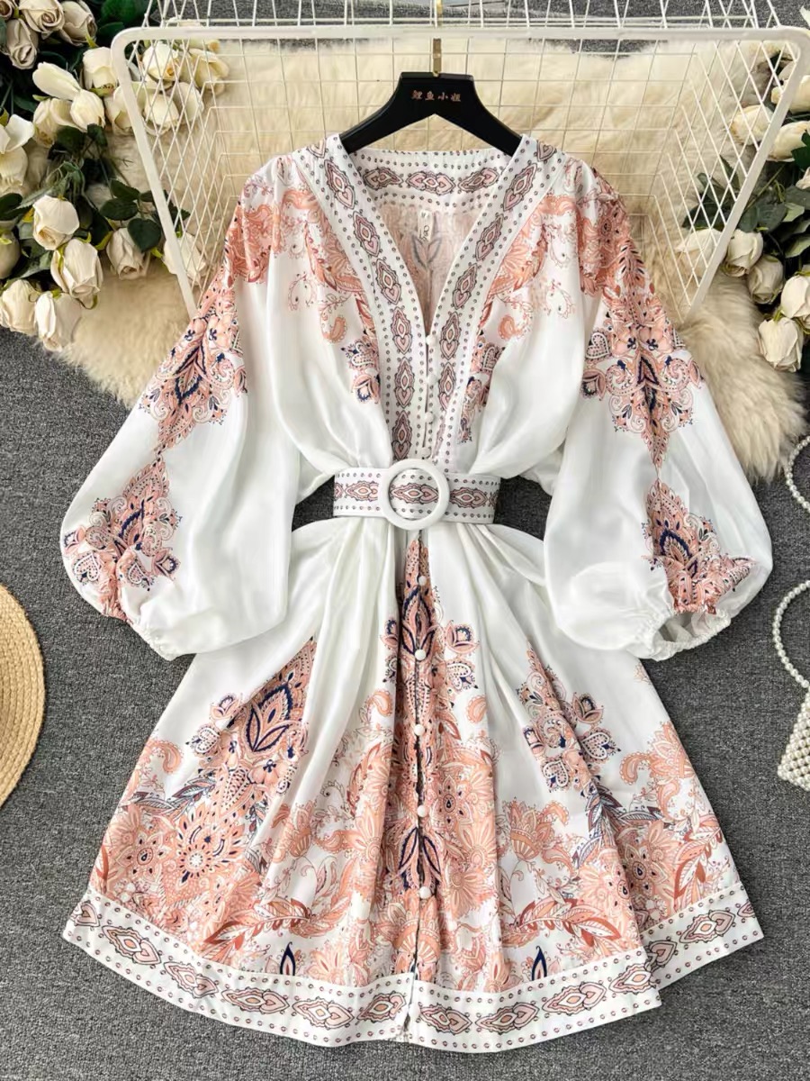 Fight for my love print dress ED89 image