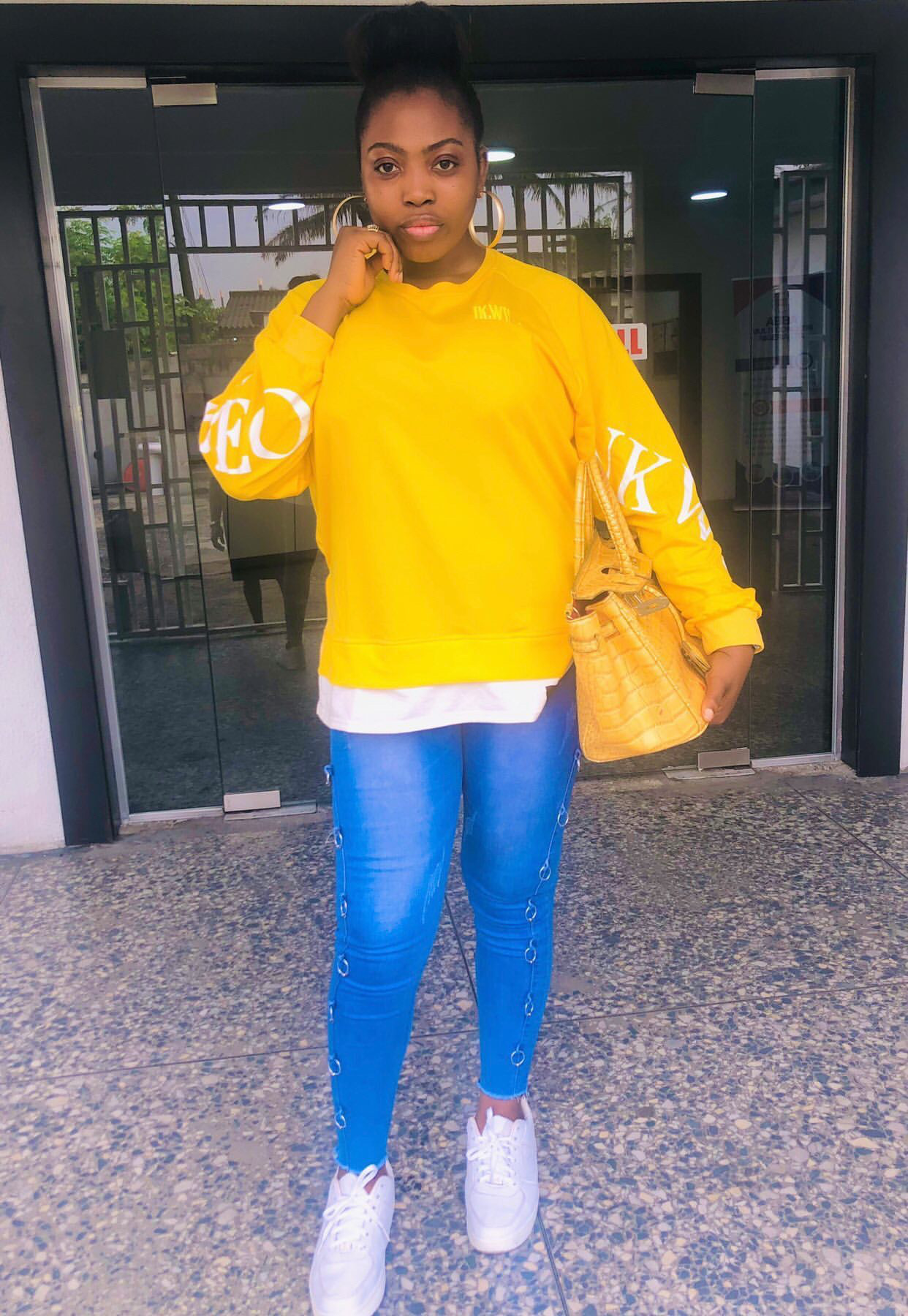 Monique long sleeve sweat shirt image