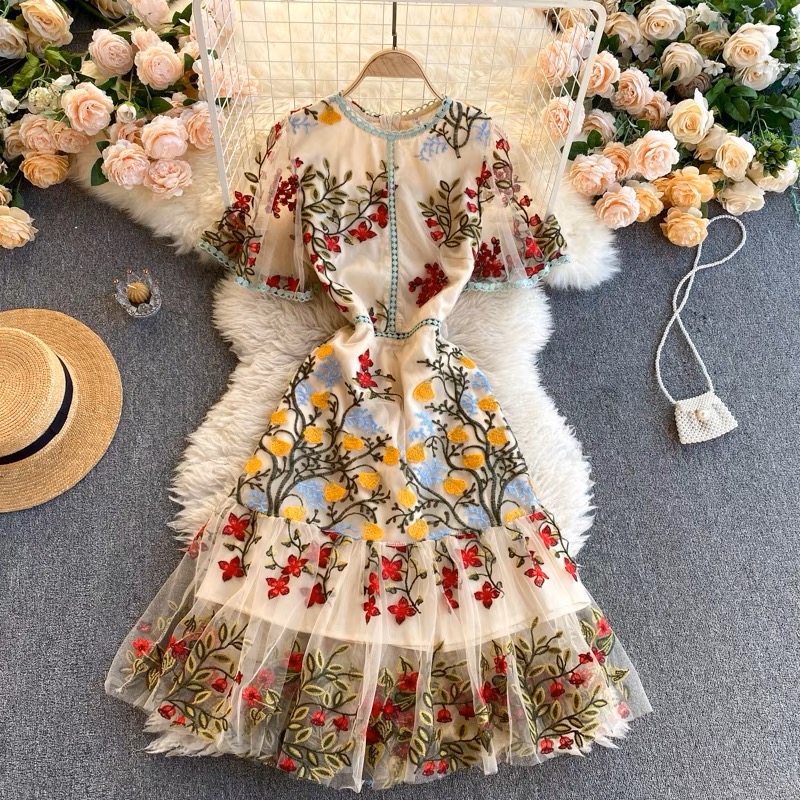 Always been fancy floral dress FD120 image