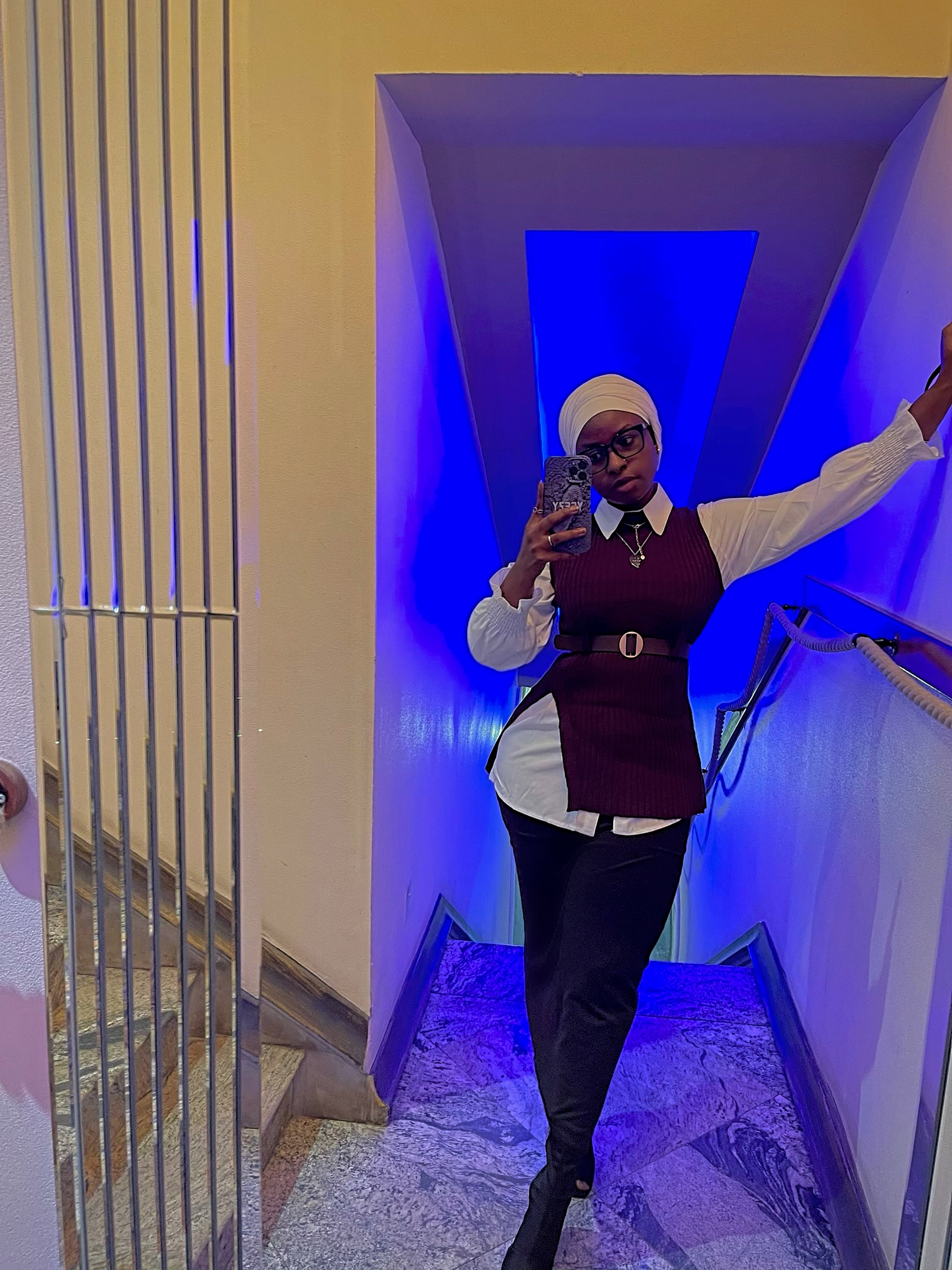 Time for boss moves sweater, shirt set & belt image