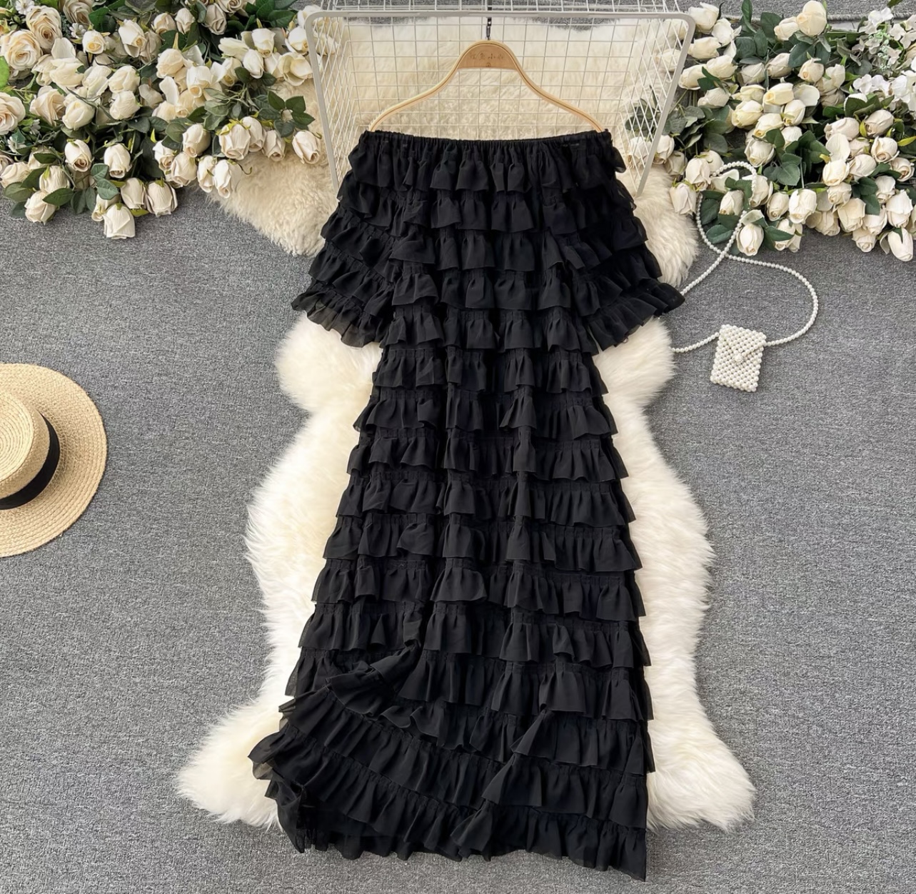 Carnival nights ruffle dress CD567 image