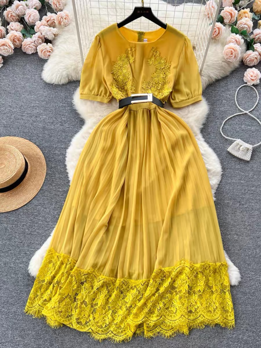 In my prime designer dress & belt FD320 image