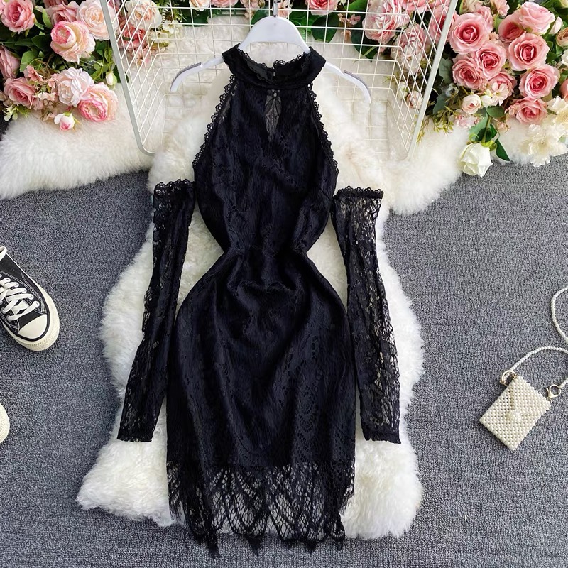 Category is body chantily lace gown CBC26 image