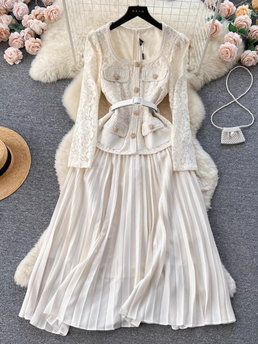 Make it known expensive lace Dress FD378 image