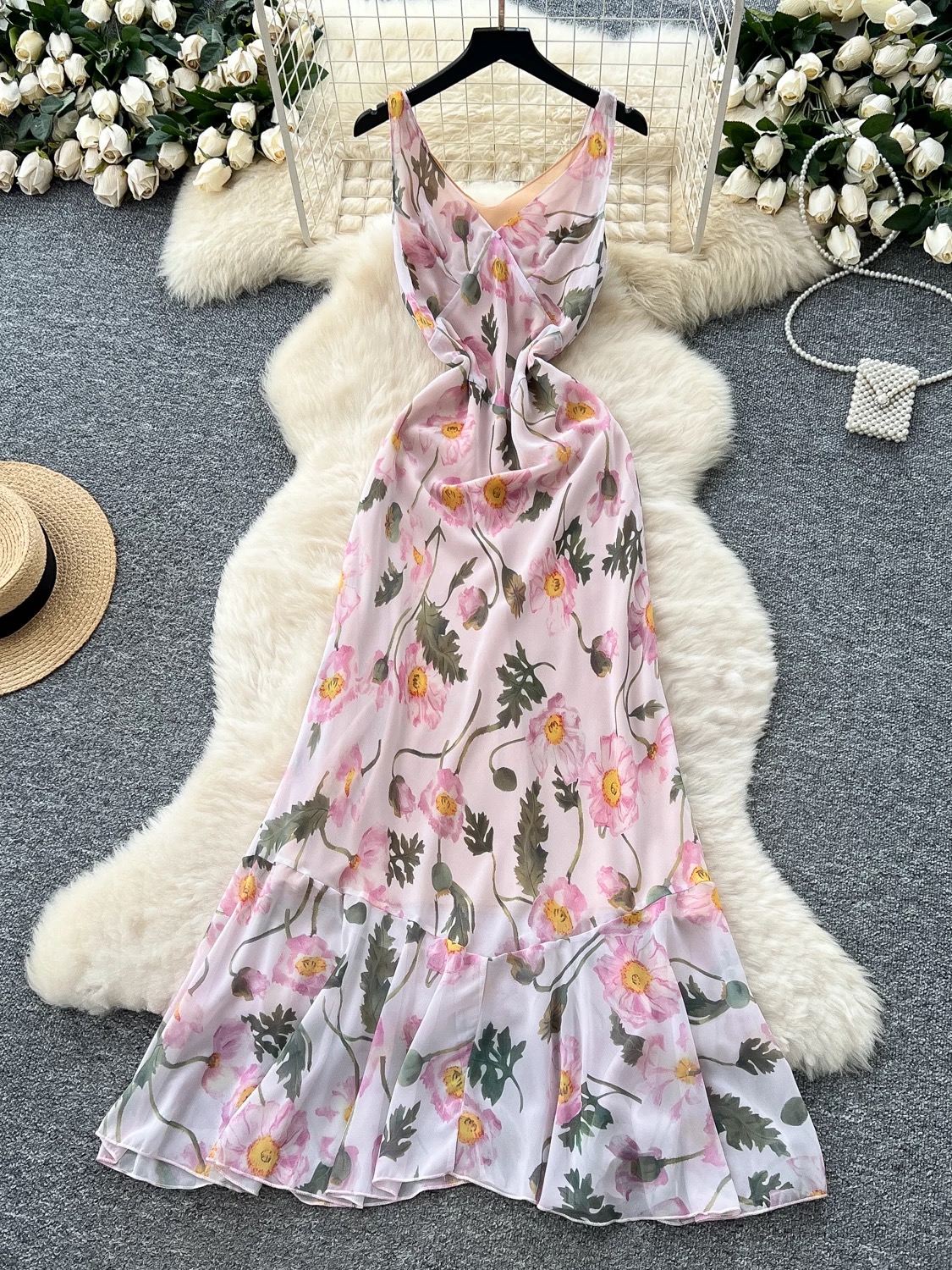 Eleana print dress CD621 image