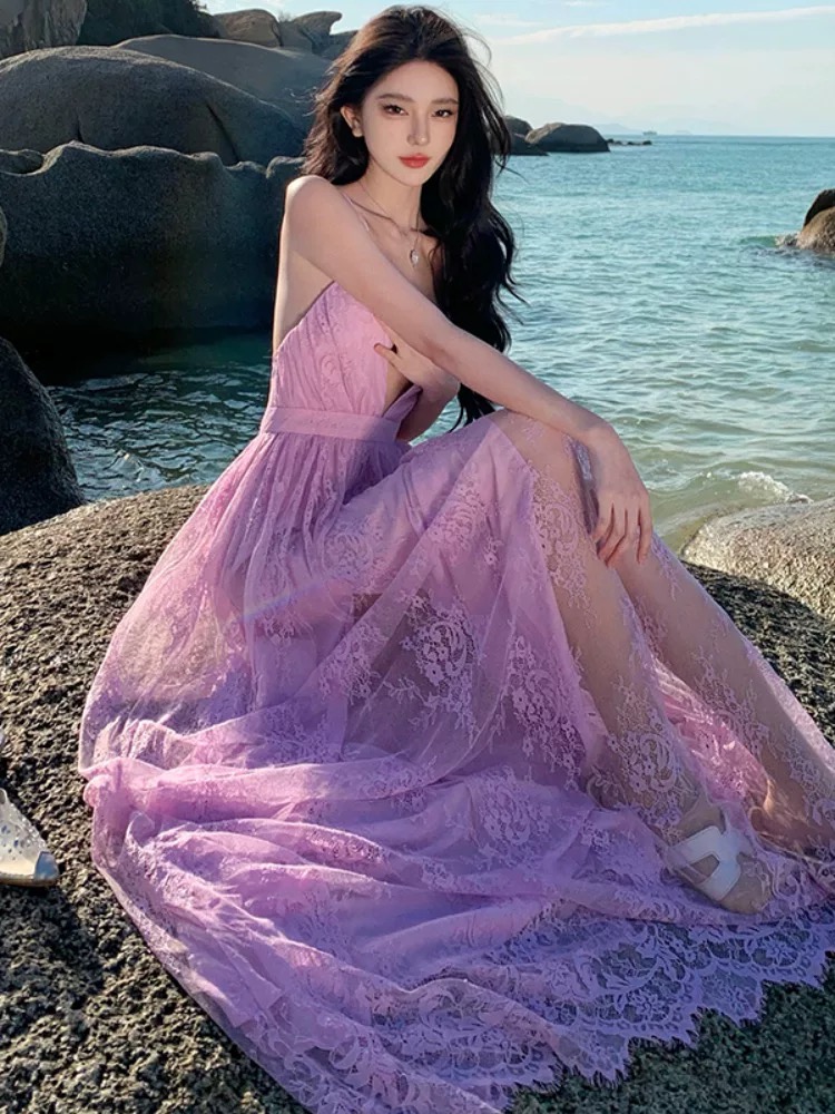 Chasing thrills lace dress FD890 image