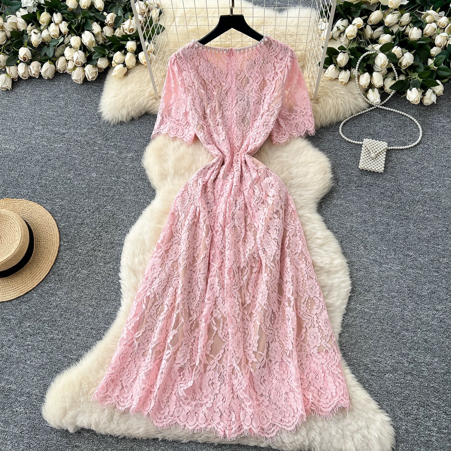 Miss sweetheart lace dress FD533 image