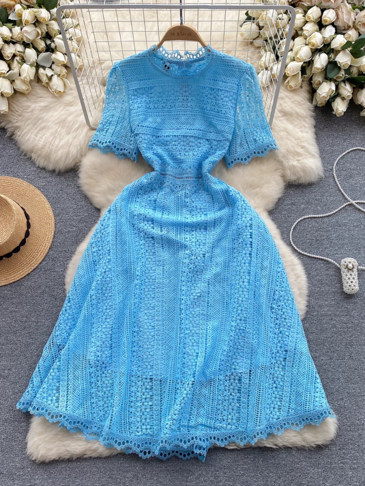 New York baby lace dress FD1121 image
