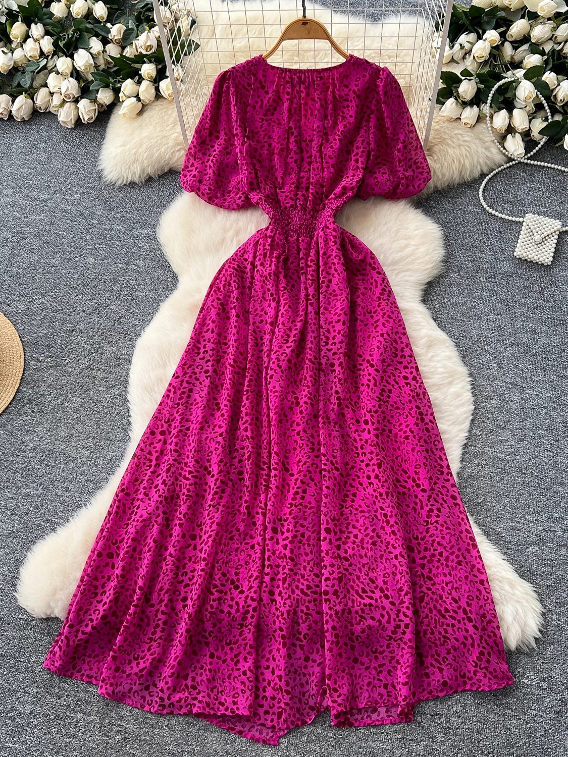 Casual baddie luxury dress CD610 image