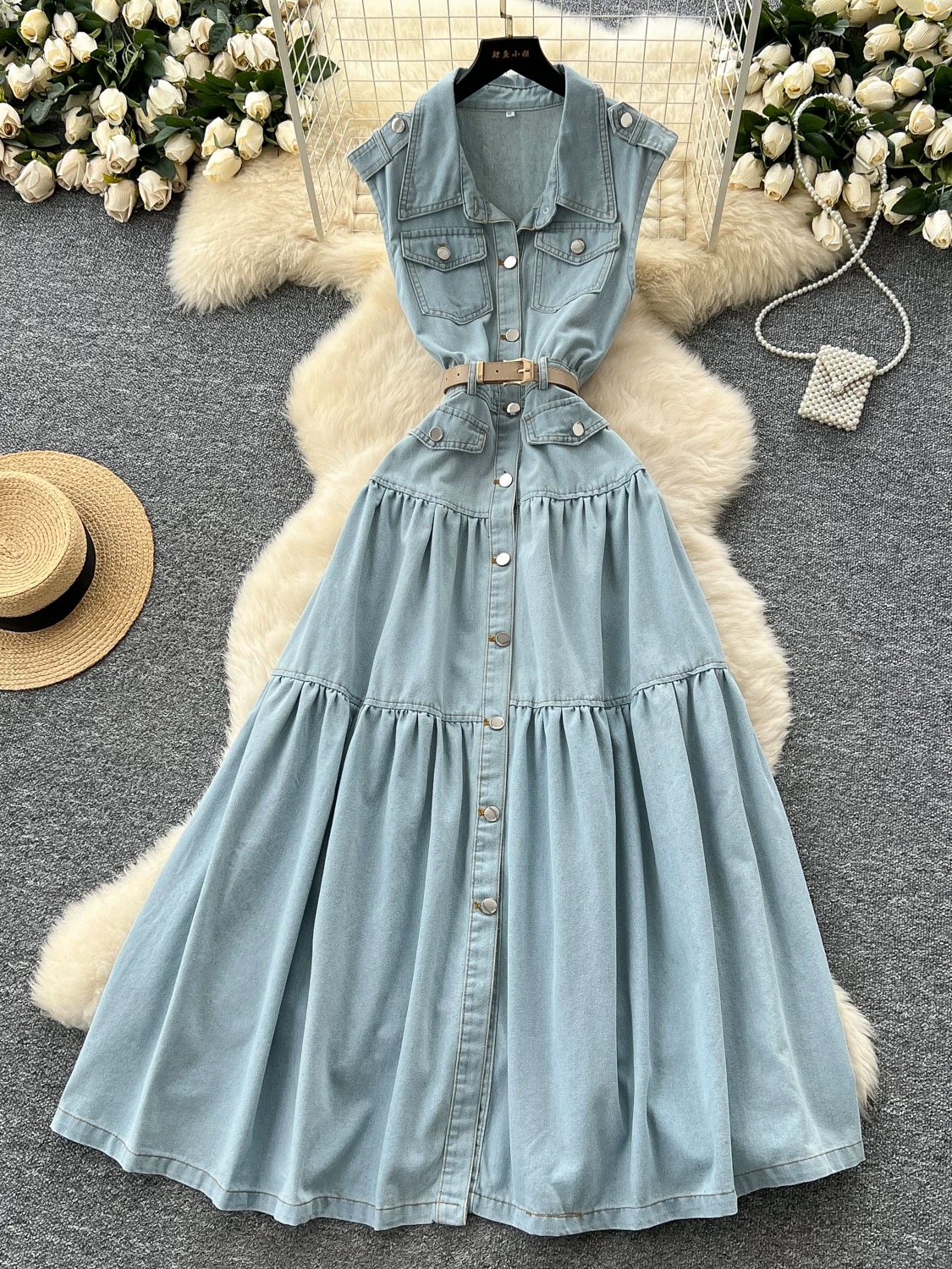 Isadora denim dress DD107