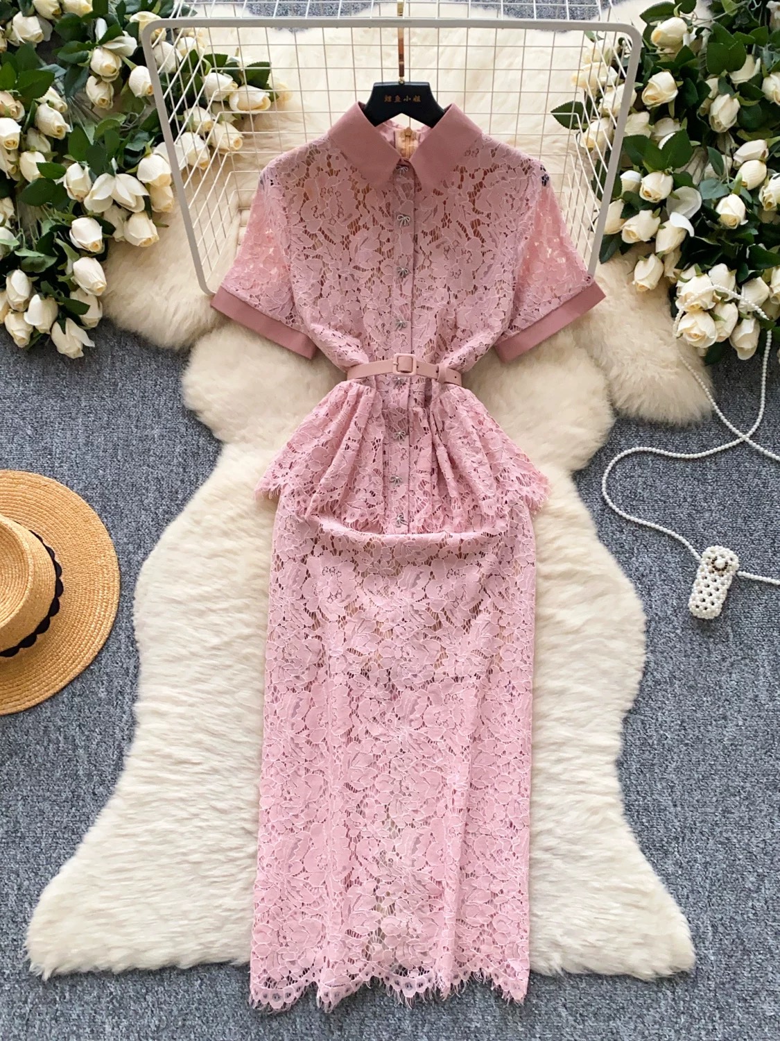 Leaping into you lace dress FBC281 image