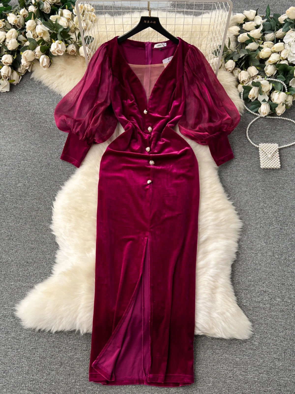 Love wins velvet dress FBC264 image