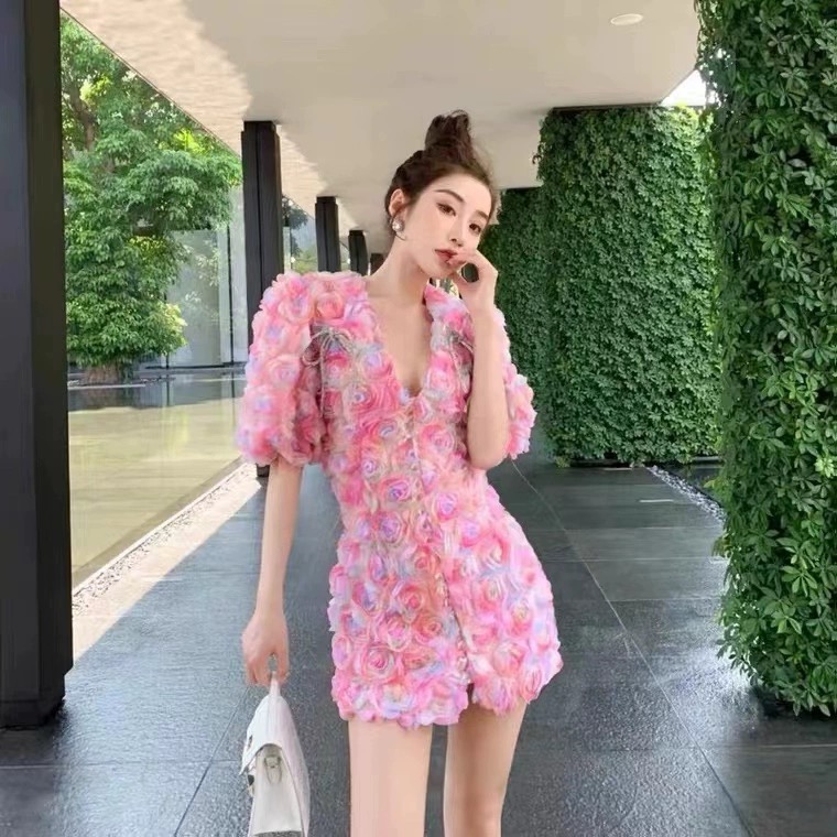 Sacred slay floral dress EBC245 image