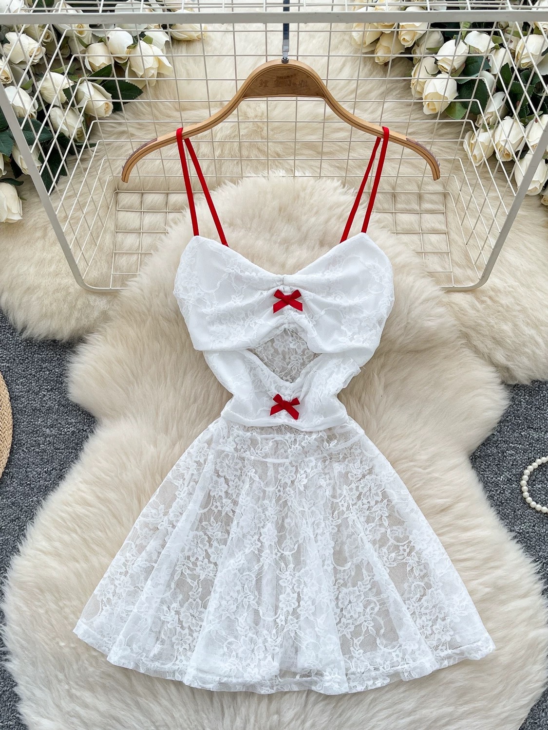 Live for the weekend lace dress CD646 image