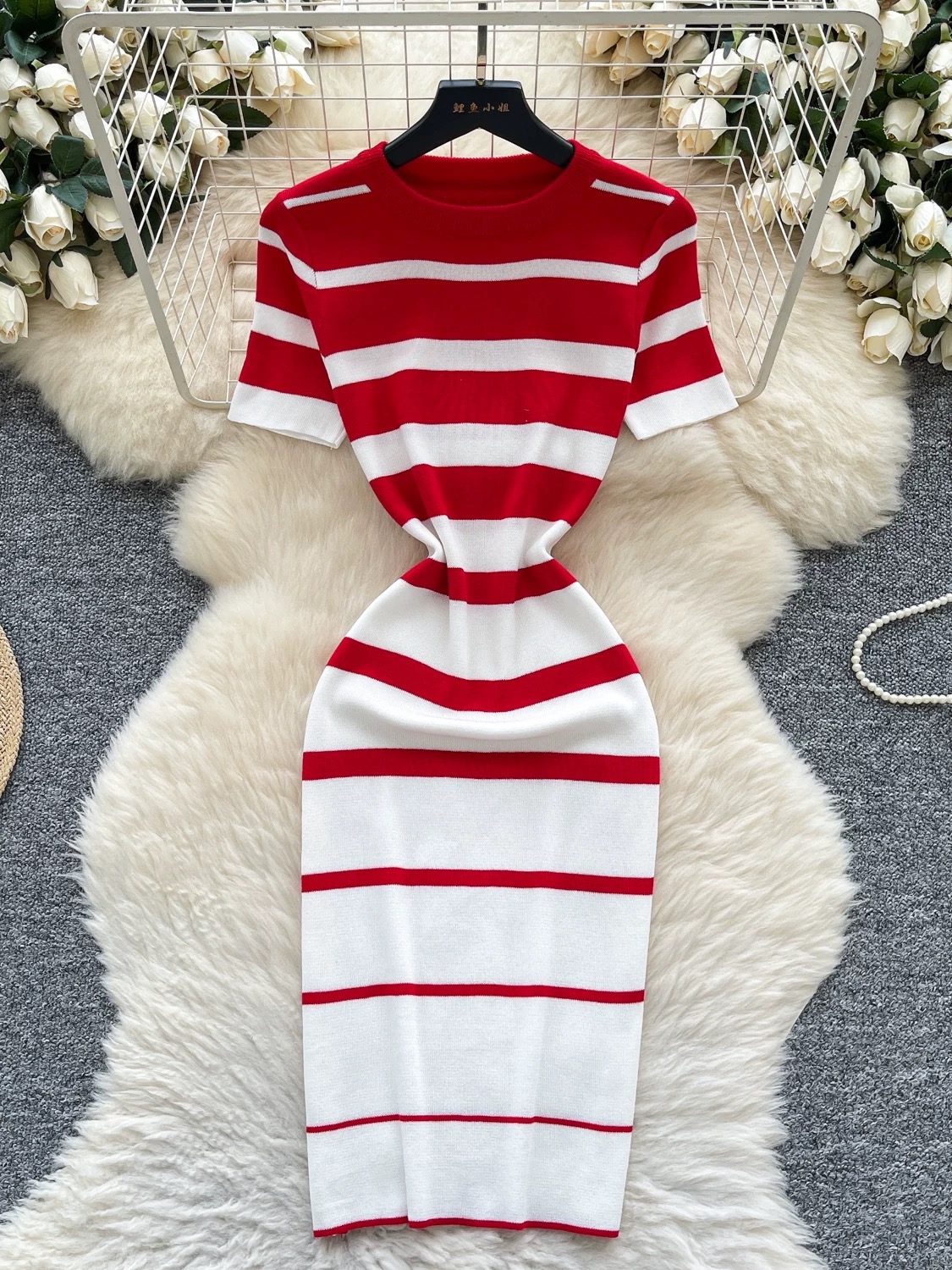 Get on my level knitted dress KBC169 image