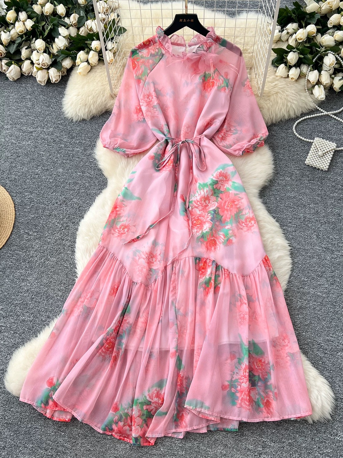 Melina floral dress CD240 image