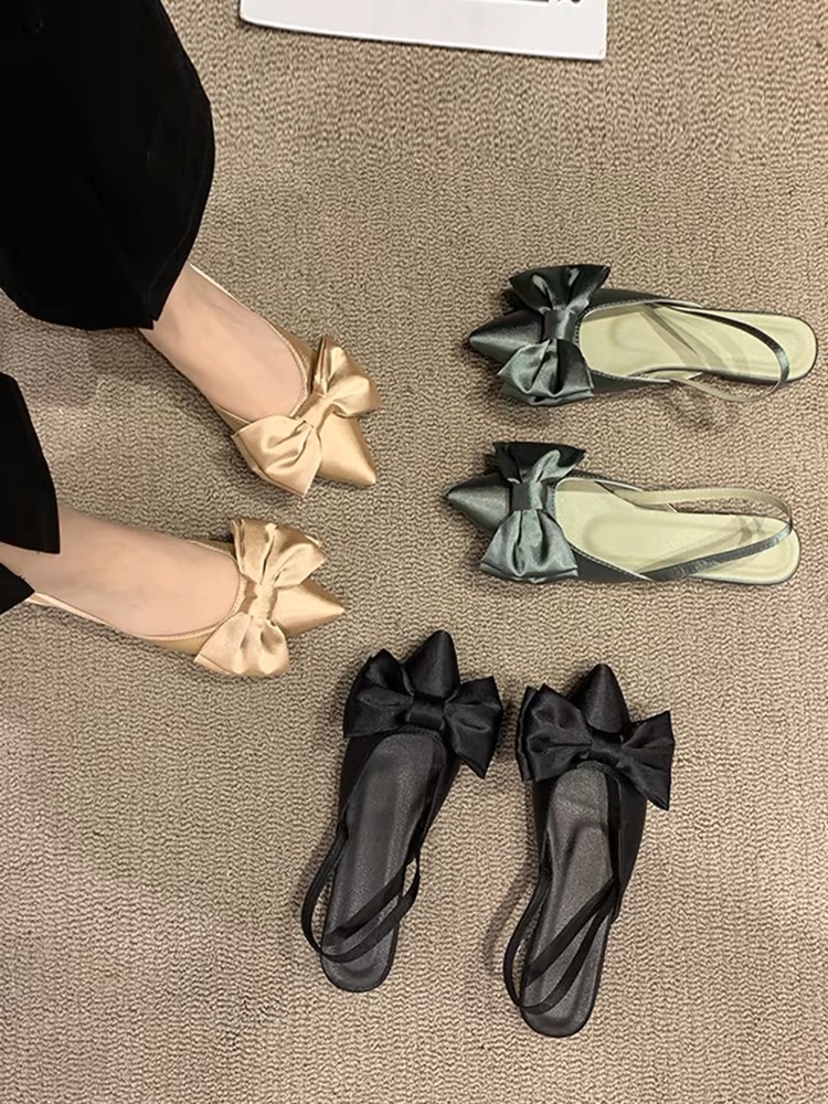 Luxury wedge flats HE101