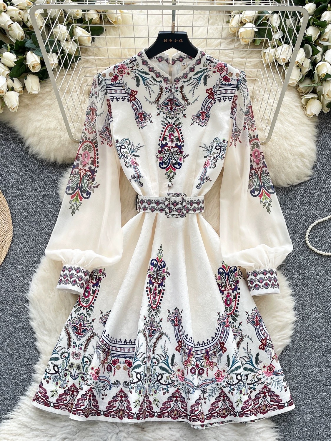 End of the road print dress ED146 image