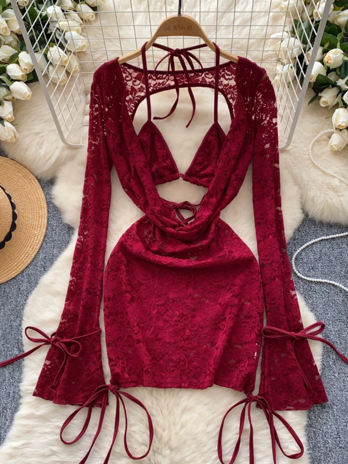 The audacity lace dress CBC1065 image