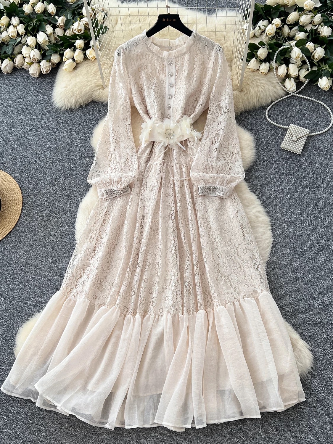 Girls just wanna have sun lace dress FD534 image