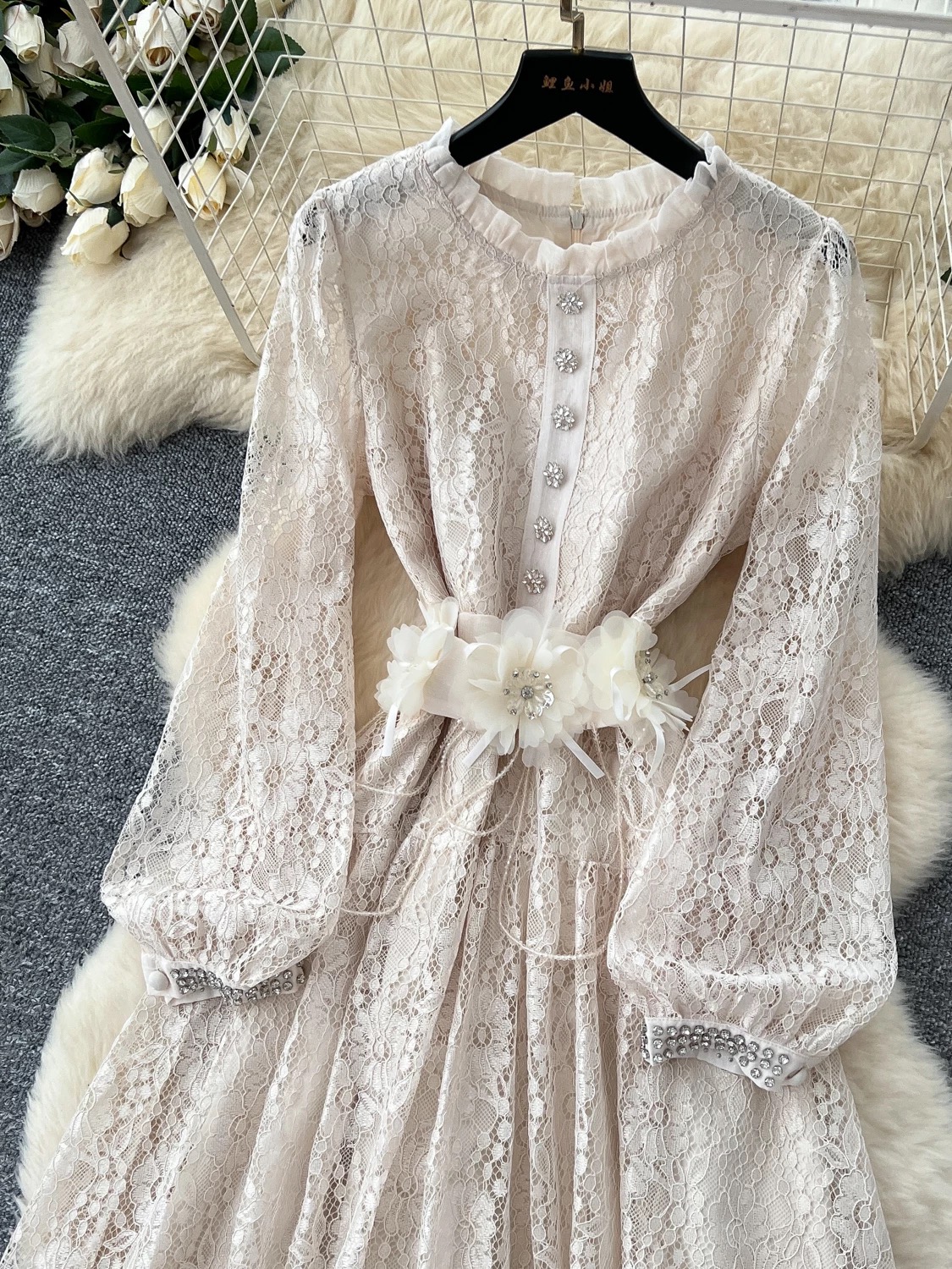 Girls just wanna have sun lace dress FD534 image